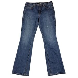 Levi's 515 Jeans Women 14 L/C (32x32) Bootcut Medium Wash Cowgirl Denim Y2K
